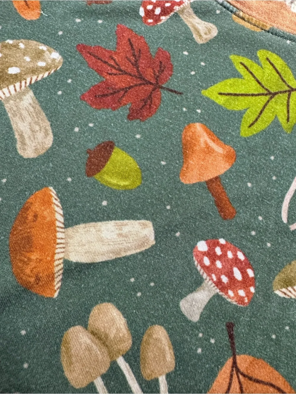 Little sleepies woodland forest long sleeve shirt 7/8